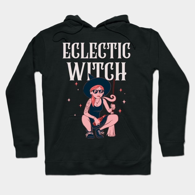 Eclectic Witch Pagan Witchcraft Wicca Paganism Wiccan Occult Hoodie by BitterBaubles